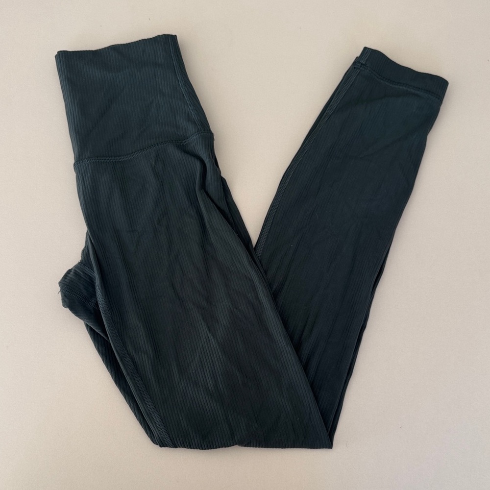 Lululemon Align Legging - High Rise 25” - Ribbed - graphite grey - 2